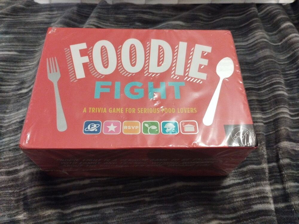 Foodie Fight Trivia Game for Serious Food Lovers - New & Sealed